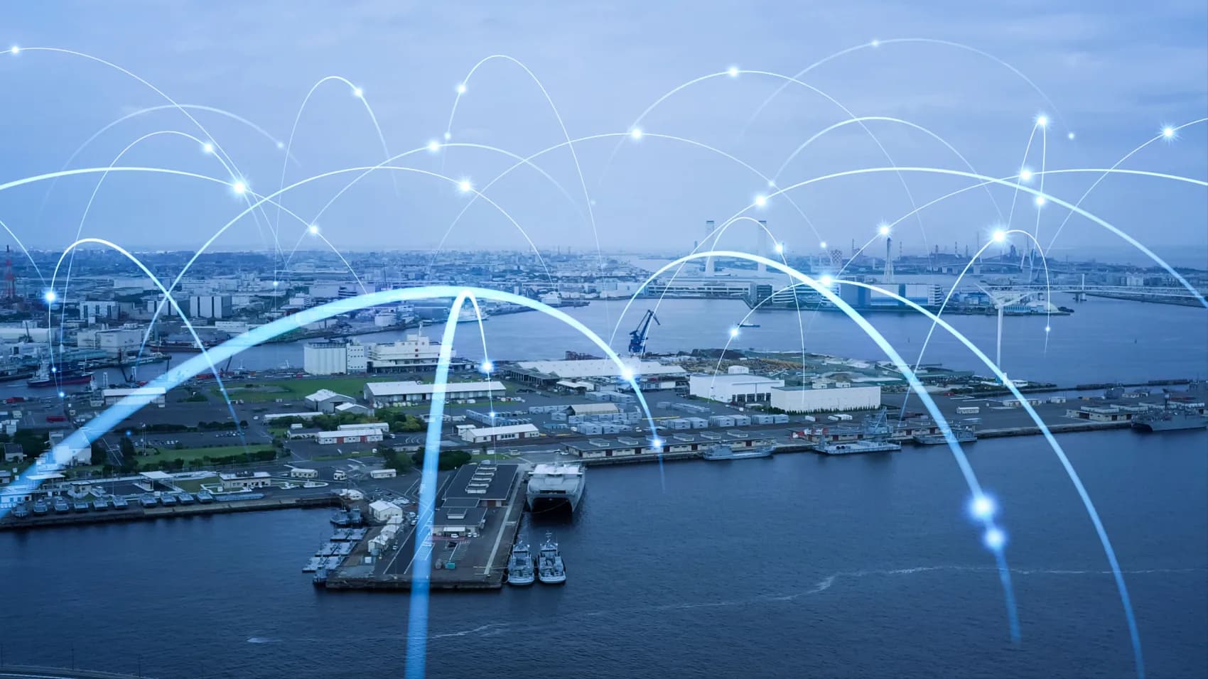 Connected global port network