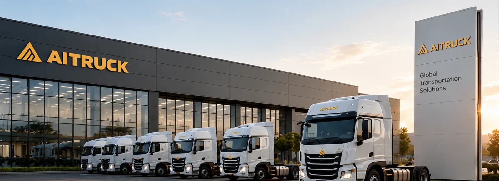 AITRUCK commercial vehicle showroom