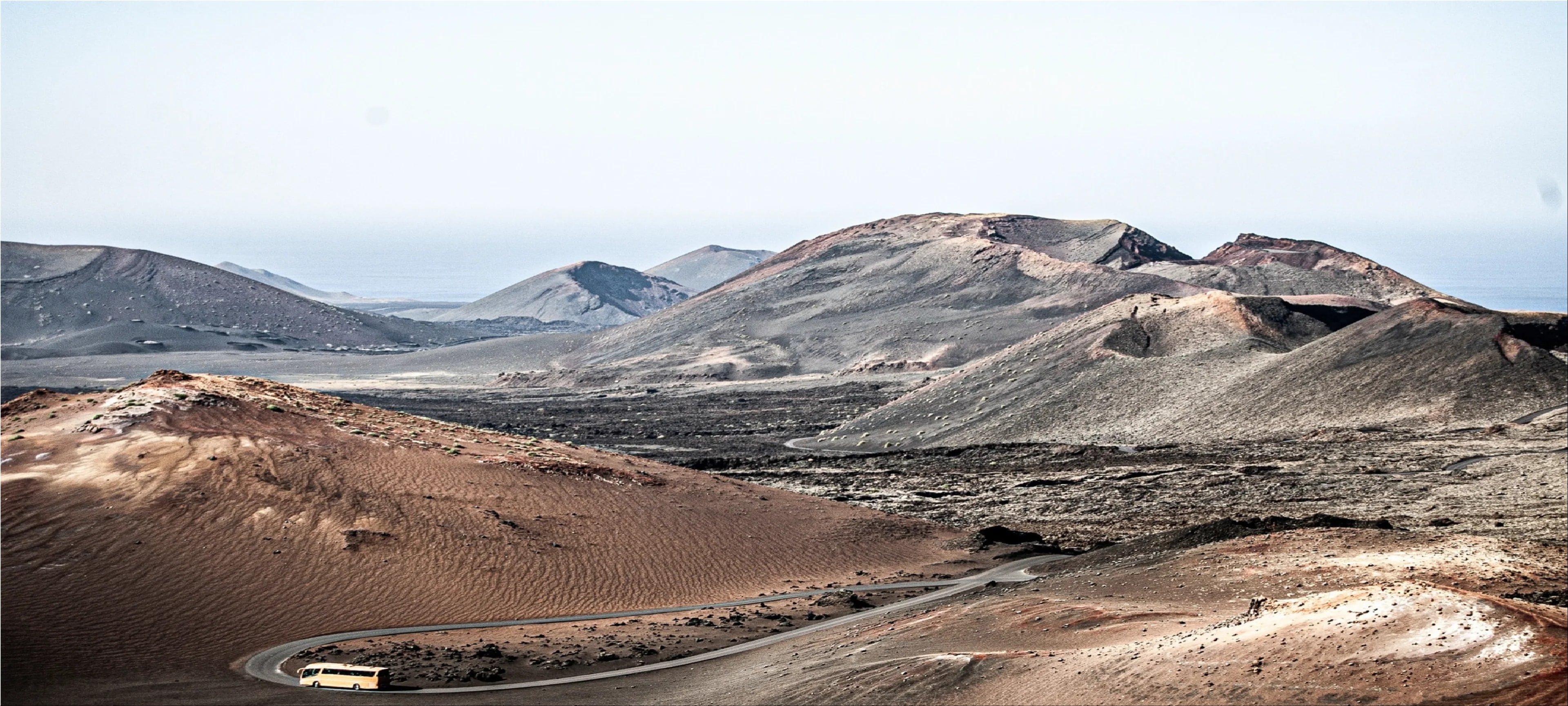 Open-pit mining landscape